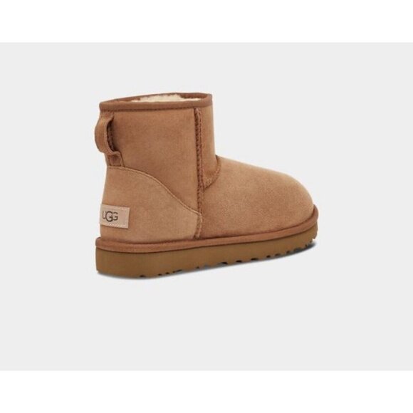 UGG Women Classic Mini II Chestnut Winter Boot US Size 6 - Picture 5 of 8